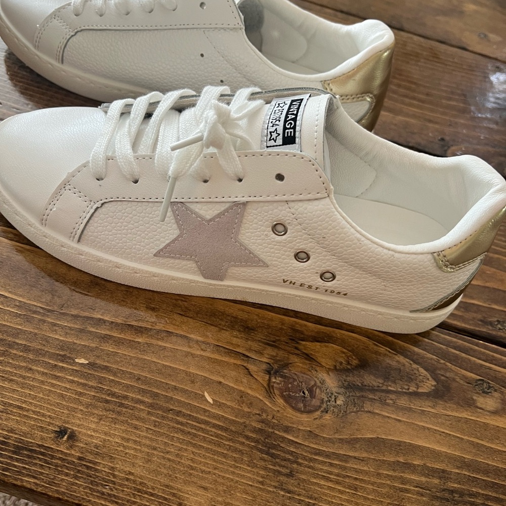 White Vintage Havana Sneakers - Picture 3 of 5